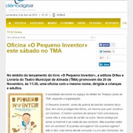 Oficina «O Pequeno Inventor» este sábado no TMA