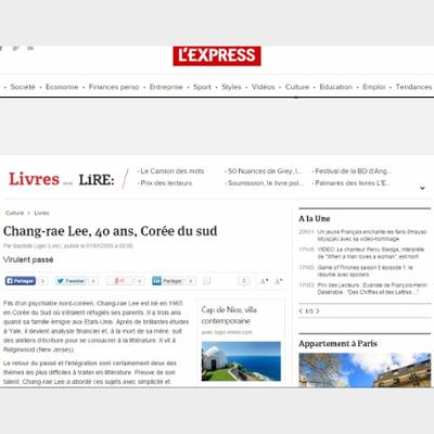 Chang-rae Lee, 40 ans, Corée du sud