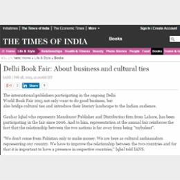 Delhi Book Fair: About business and cultural ties