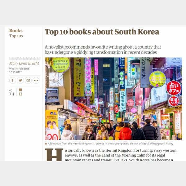 Top 10 books about South Korea