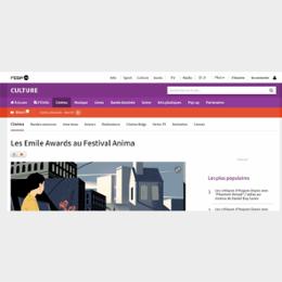 Les Emile Awards au Festival Anima