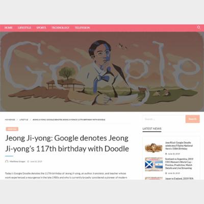 Jeong Ji-yong: Google denotes Jeong Ji-yong’s 117th birthday with Doodle