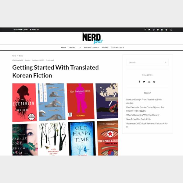 Getting Started With Translated Korean Fiction