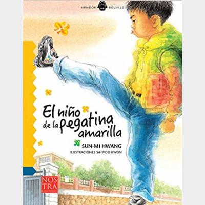 El niño de la pegatina amarilla