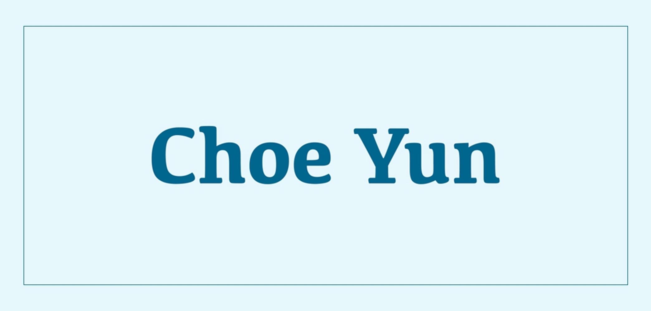 [Draft I] Writer-Translators on Their Craft — Choe Yun